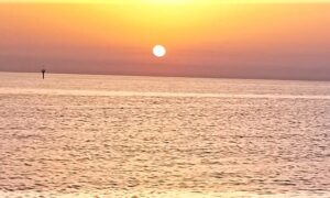 Sun Rise in Al Kout Beach