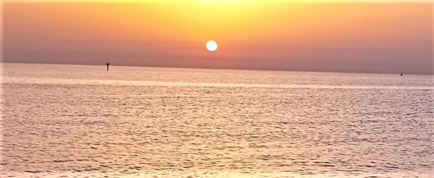 Sun Rise in Al Kout Beach